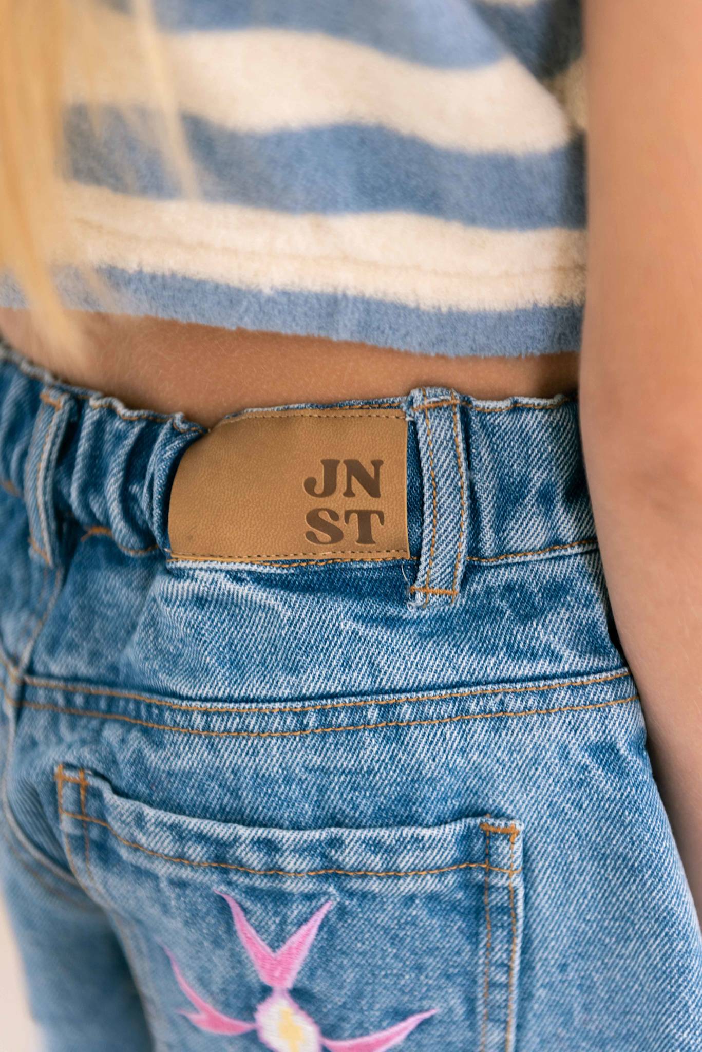 LILOU DENIM SHORTS