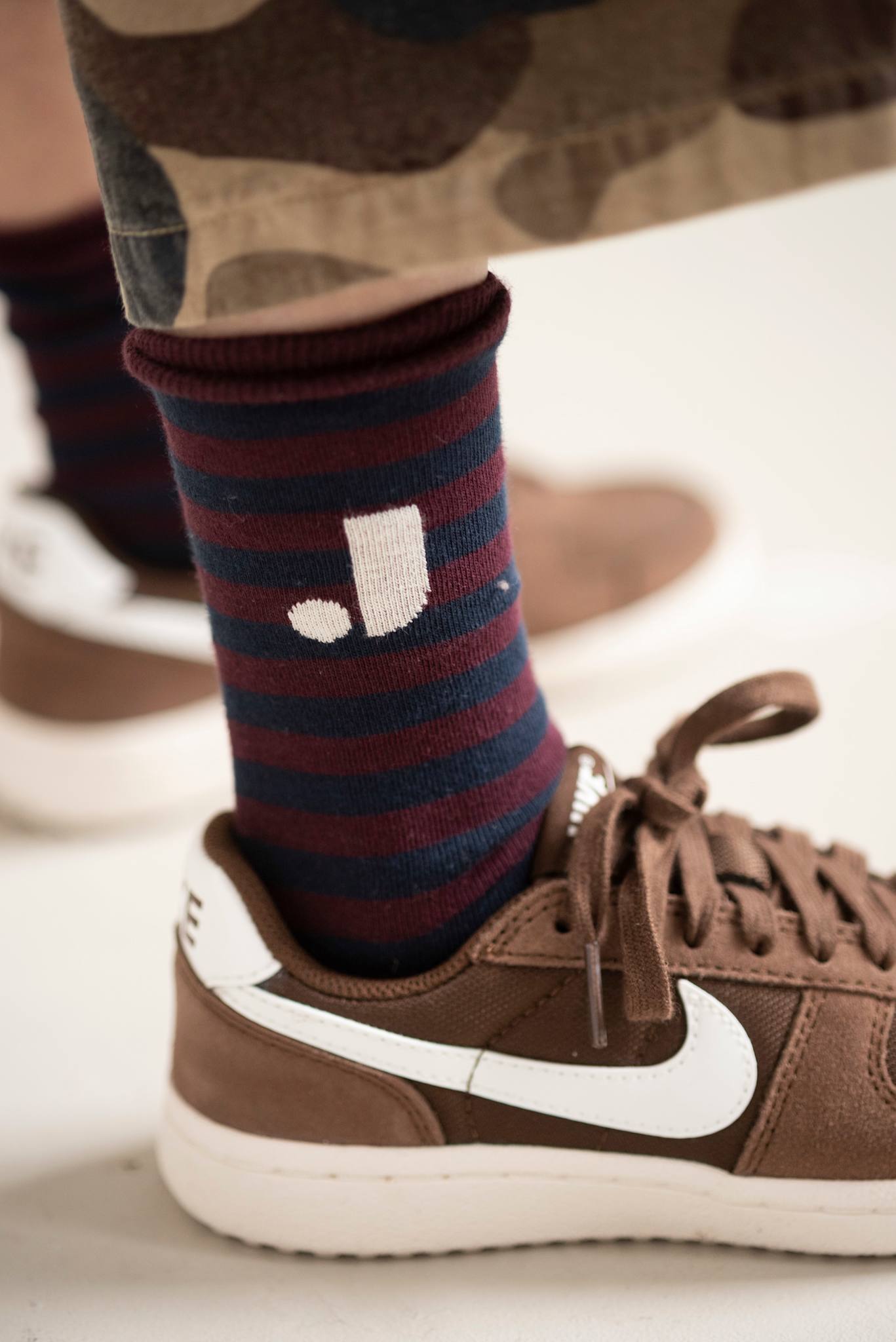 J STRIPE SOCKS